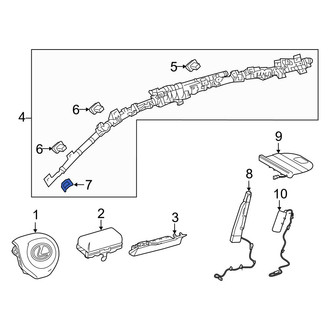 Lexus OE - Curtain Air Bag Spacer