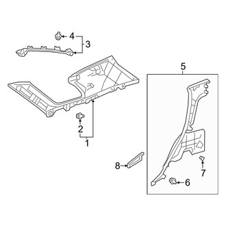 Lexus OE - Quarter Panel - Interior Trim