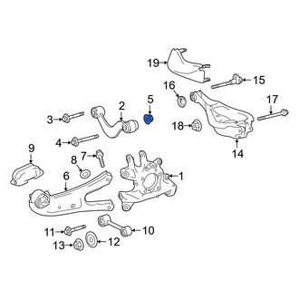 Lexus OE - Inner Suspension Control Arm Nut