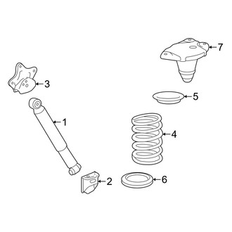 Lexus OE - Rear Suspension - Shocks & Components