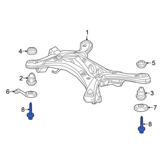 Lexus OE - Suspension Crossmember Bolt
