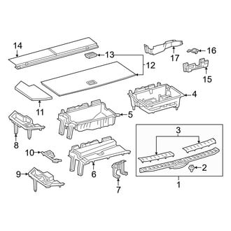 Lexus OE - Rear Body & Floor - Interior Trim (Floor Trim)