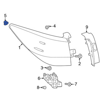 Lexus OE - Lower Tail Light Clip