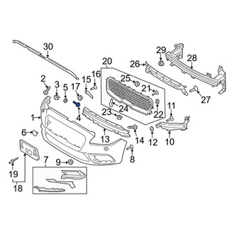 Lincoln OE - Outer Bumper Cover Screw