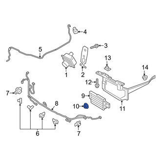 Lincoln OE - Cruise Control Distance Sensor Nut