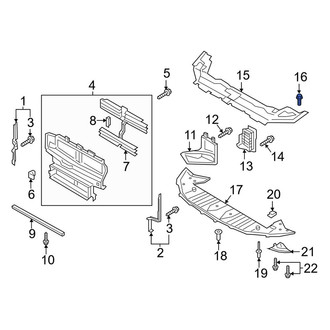 Lincoln OE - Fender Filler Panel Clip