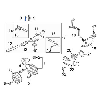 Lincoln OE - Engine Coolant Pipe Bolt