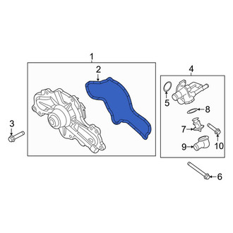 Lincoln OE - Engine Water Pump Gasket
