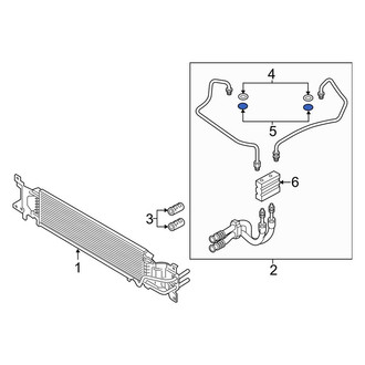 Lincoln OE - Automatic Transmission Oil Cooler Hose O-Ring