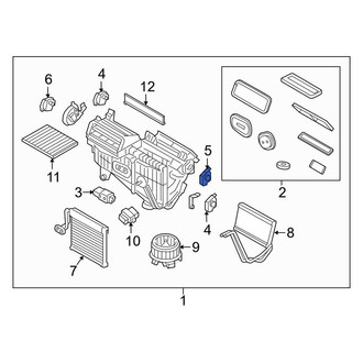 Lincoln OE - HVAC Defrost Mode Door Actuator