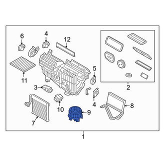 Lincoln OE - HVAC Blower Motor Assembly