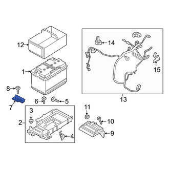 Lincoln OE - Battery Hold Down Clamp