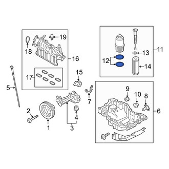 Lincoln OE - Engine Oil Filter Housing Gasket