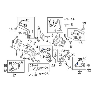 Lincoln OE - Turbocharger Oil Line Gasket