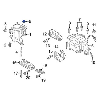 Lincoln OE - Engine Mount Nut