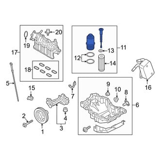 Lincoln OE - Engine Oil Filter Housing