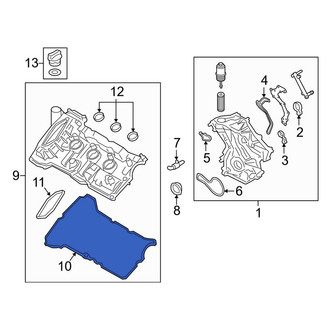 Lincoln OE - Left Engine Valve Cover Gasket