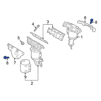 Lincoln OE - Exhaust Manifold Heat Shield Screw