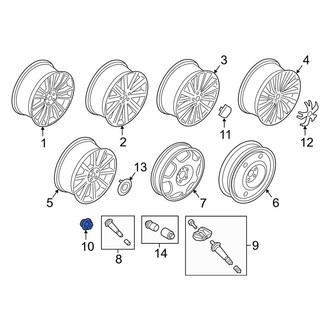 Lincoln OE - Wheel Lug Nut