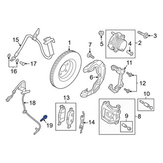 Lincoln OE - ABS Hydraulic Assembly Screw