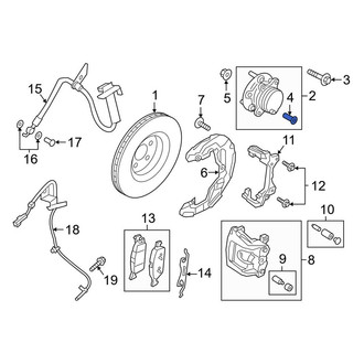 Lincoln OE - Wheel Lug Stud