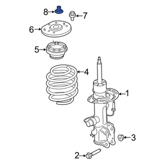 Lincoln OE - Upper Suspension Strut Nut