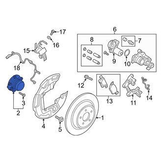 Lincoln OE - Rear Wheel Bearing and Hub Assembly