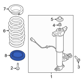 Lincoln OE - Rear Lower Coil Spring Insulator