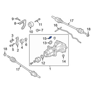 Lincoln OE - Rear Differential Vent Hose