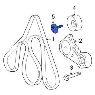 Lincoln OE - Accessory Drive Belt Idler Pulley Bolt