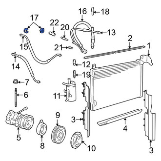 Lincoln OE - A/C Refrigerant Line Clip