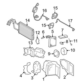 Lincoln OE - HVAC Blower Motor Wheel Clip
