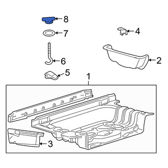 Lincoln OE - Spare Tire Nut