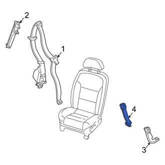 Lincoln OE - Center Seat Belt Extension