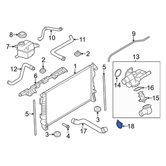 Lincoln OE - Radiator Coolant Hose O-Ring
