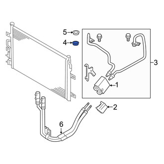 Lincoln OE - Automatic Transmission Oil Cooler Hose Seal