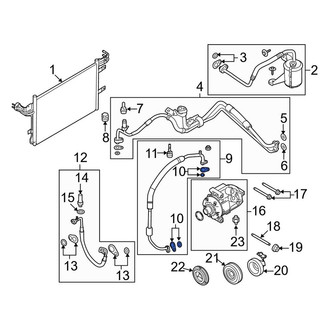 Lincoln OE - A/C Line O-Ring
