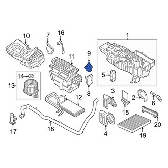 Lincoln OE - HVAC Defrost Mode Door Actuator