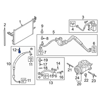 Lincoln OE - A/C Service Valve Core