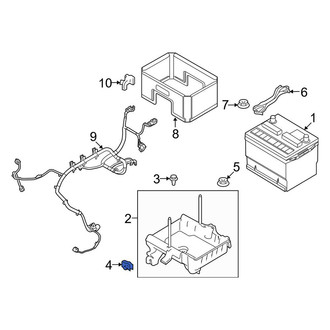Lincoln OE - Battery Tray Nut