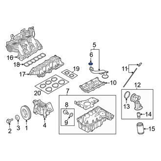 Lincoln OE - Engine Oil Pump Pickup Tube Gasket