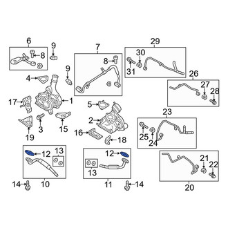 Lincoln OE - Turbocharger Oil Line Gasket