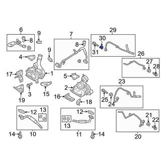 Lincoln OE - Turbocharger Coolant Line Washer