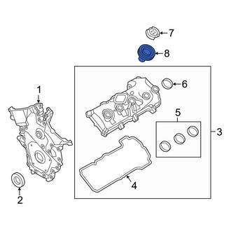 Lincoln OE - Engine Oil Filler Tube