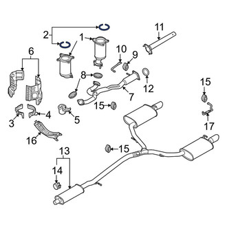 Lincoln OE - Catalytic Converter Seal