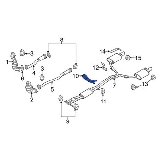 Lincoln OE - Exhaust System Hanger Bracket
