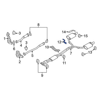 Lincoln OE - Exhaust System Hanger Bracket