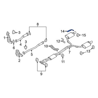 Lincoln OE - Exhaust System Hanger Bracket