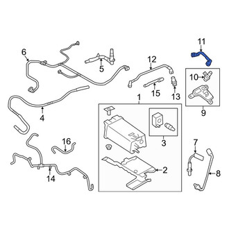 Lincoln OE - PCV Valve Hose