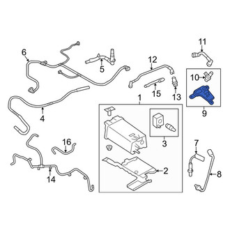 Lincoln OE - Vapor Canister Purge Valve Assembly